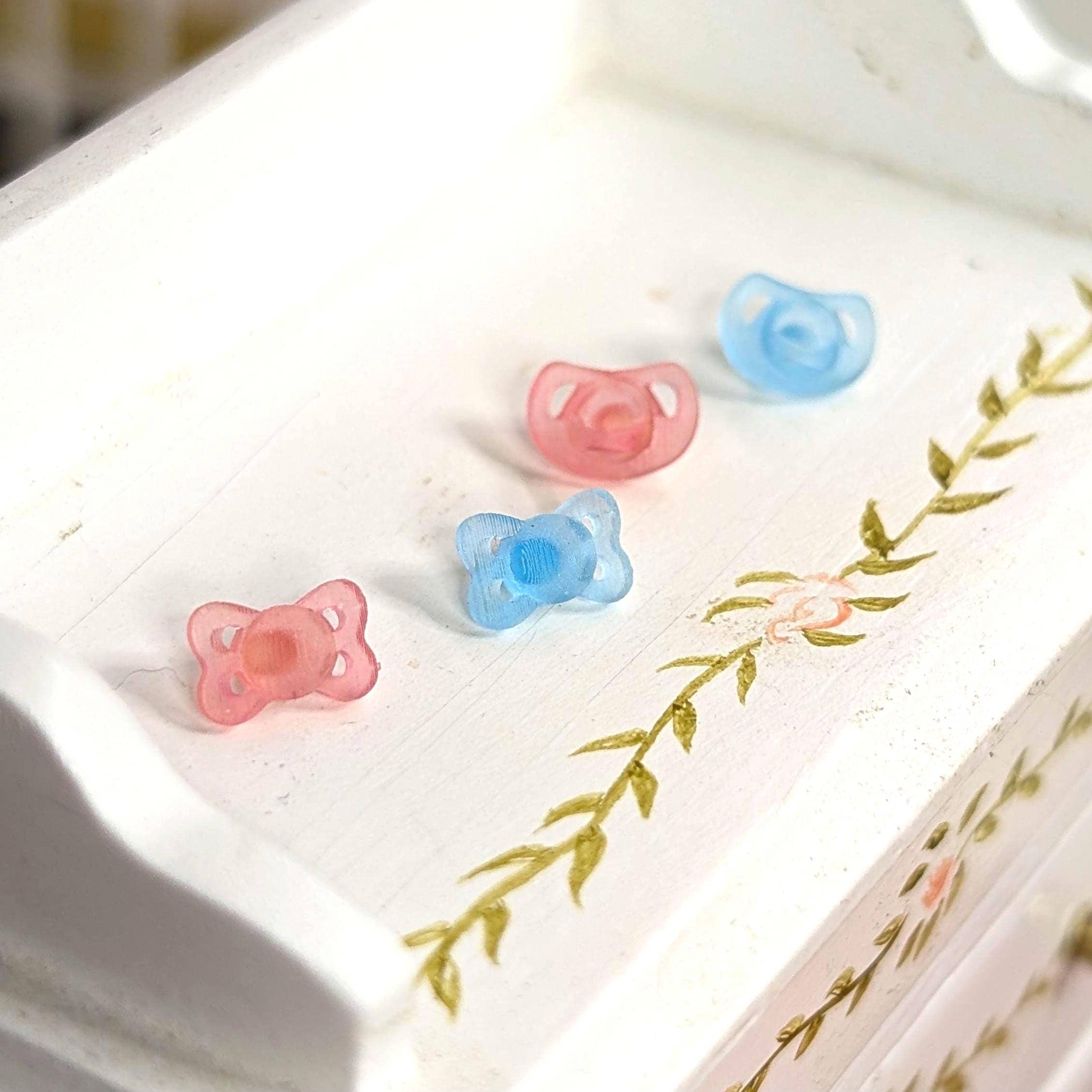 Doll Pacifiers Miniature Doll Pacifier for Dollhouse My Mini Baby Playroom or Nursery ...