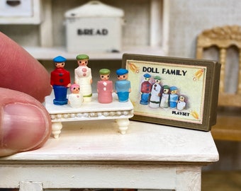 Maison de poupée familiale de poupées miniatures pour chambre de bébé à l'échelle 1:12