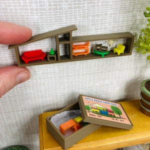 1:12 Puppenhaus Miniaturhaus Wandregal Puppenhaus oder Möbelkiste