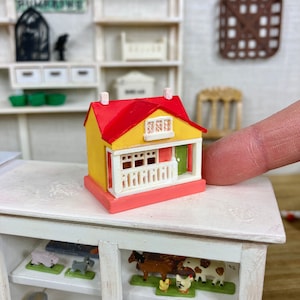Puppenhaus Miniatur Haus Spielzeug für ein Kinderzimmer oder Sie Geschäft, Nachbildung einer Gottschalk antike Puppenstube 1:12
