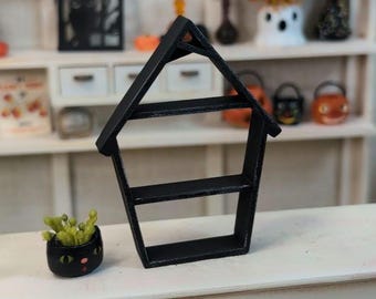 1:12 Shelf Dollhouse Miniature Halloween Haunted house, micro accessory, fall, Halloween, autumn decor