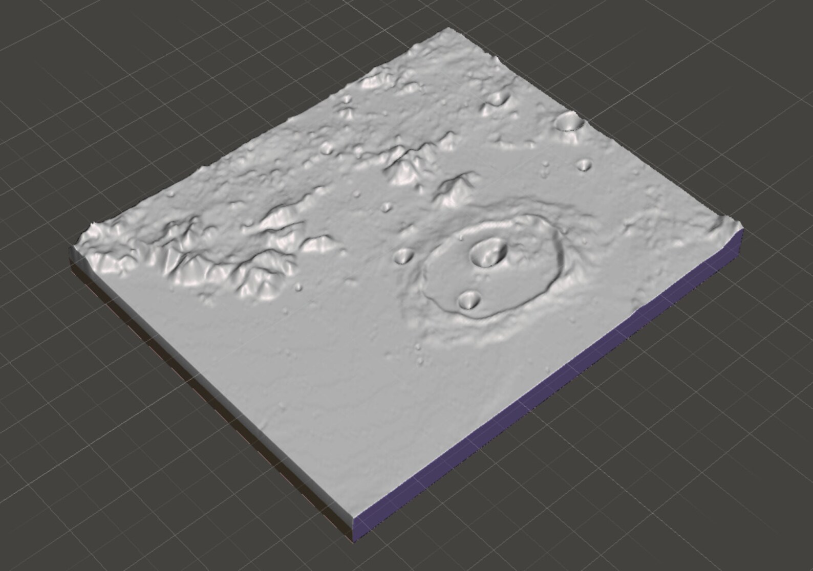 MondKrater Cassini 3DModell (STLFormat) Etsy.de