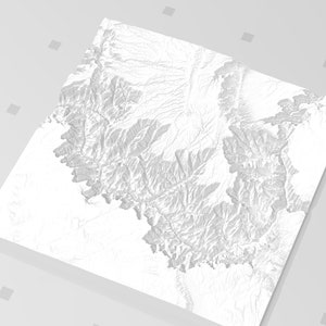 Modèle 3D Grand Canyon (format STL)