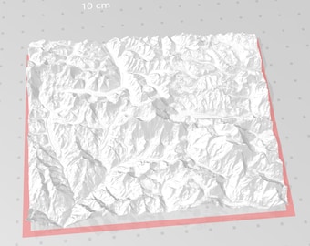 Mt. Everst 3D Model (STL format)