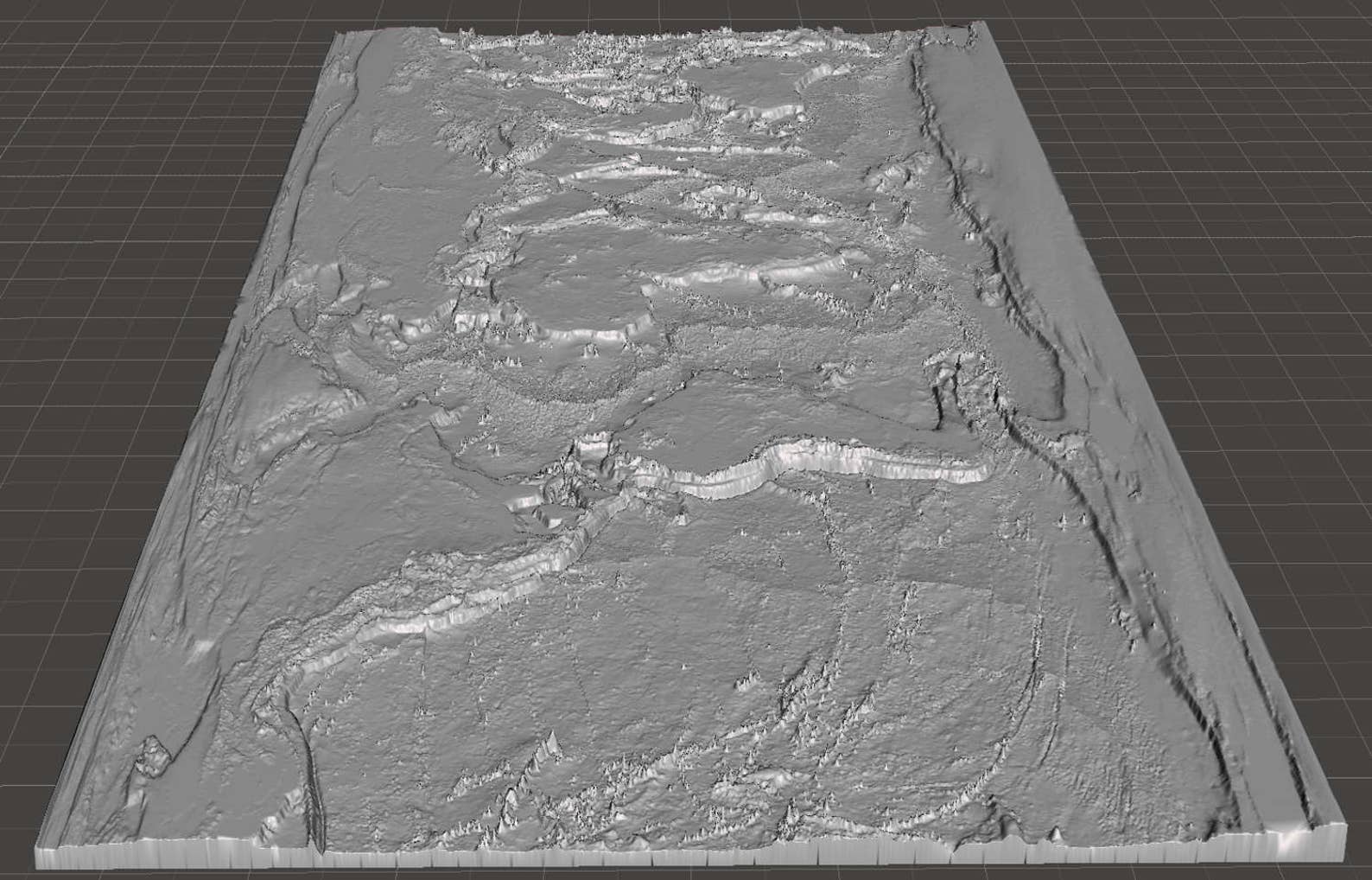 3D Earth Elevation/relief Model With Ocean Floor (STL Format) - Etsy