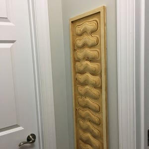 Organic Artistic Carved Wall Panel