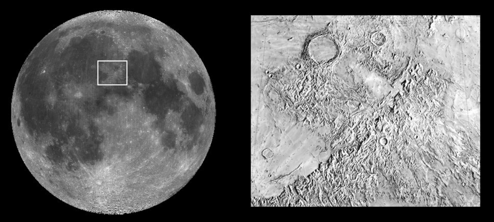 Moon Montes Apennius & Caucasus 3D Model STL format Etsy
