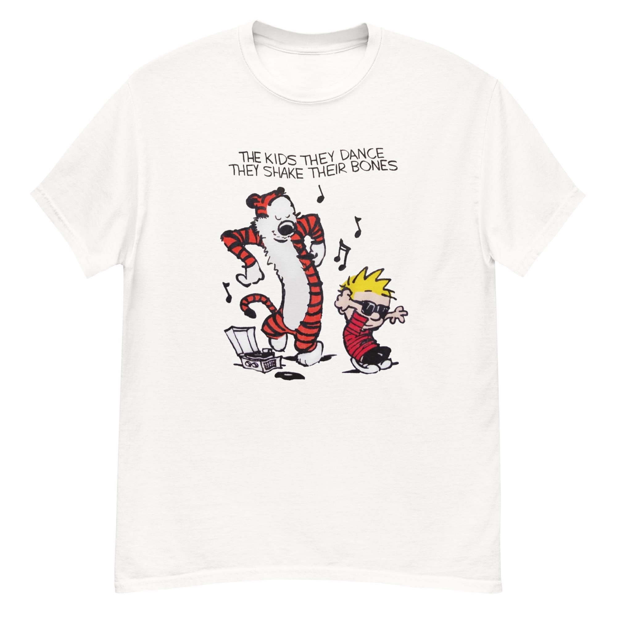 Grateful Dead T-shirt - Throwing Stones - Calvin & Hobbes 90