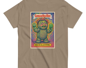 Mesca-Lynne Shirt - Throwback 80's Tee -  San Pedro Cactus - Peyote