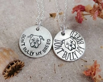 Don't Bully My Breed Charity Necklace