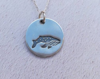 Whale Sterling Silver Necklace