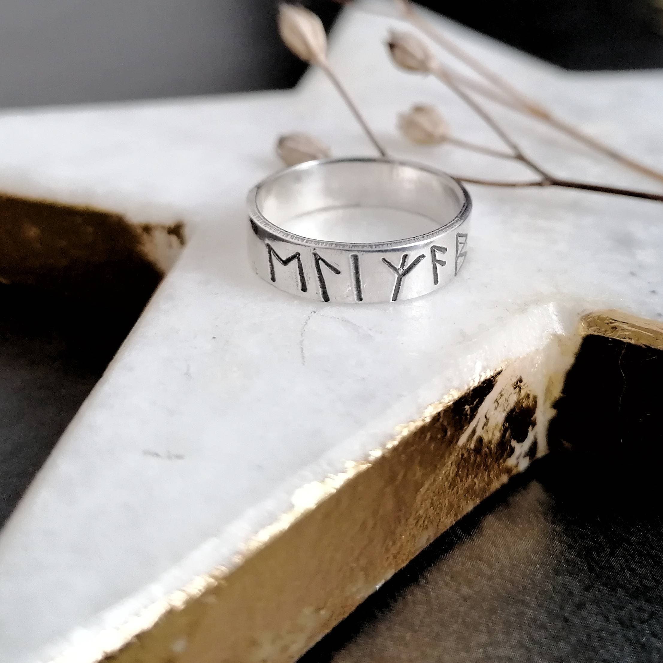 Norse rune deals rings