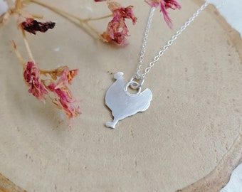 Chicken Shaped Necklace