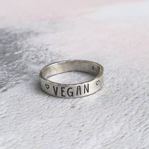 Handgefertigter Sterling Silber Ring
