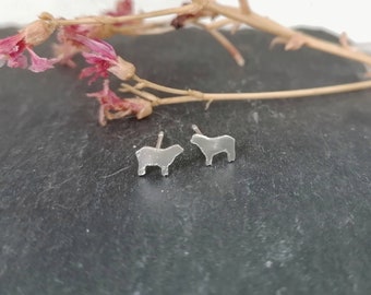 Sheep Shaped Stud Earrings