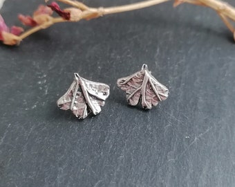 Ginkgo Leaf Stud Earrings