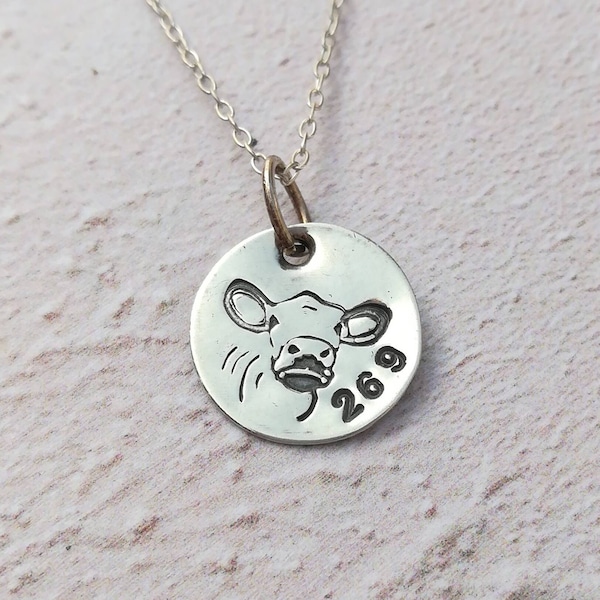 Vegan 269 Cow/Calf Necklace