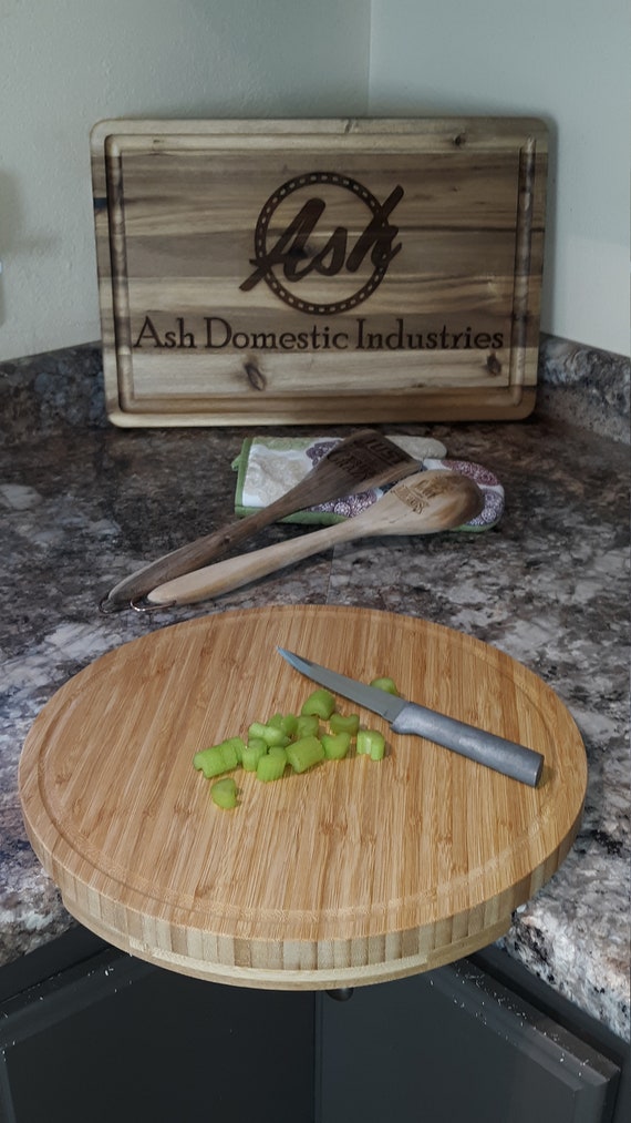 Corner cutting board, Kitchen cutting board, kitchen gift, unique board.