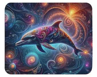 Cosmic Dolphin Mouse pad