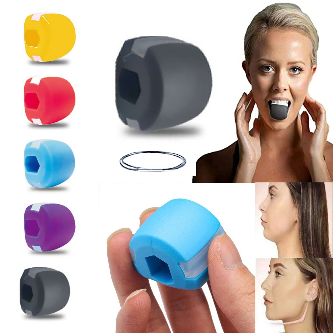 Jawline Exercise Tool For Jawline Workout 5 Jaw Trainers Etsy jawline-exercise-tool-for-jawline-workout-5-jaw-trainers-etsy