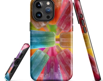 Colorful Popsicle iPhone Case – Dual Layer Protection
