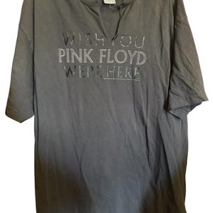 Y2k Pink Floyd wish you were here distressed tshirt mens tshirt
