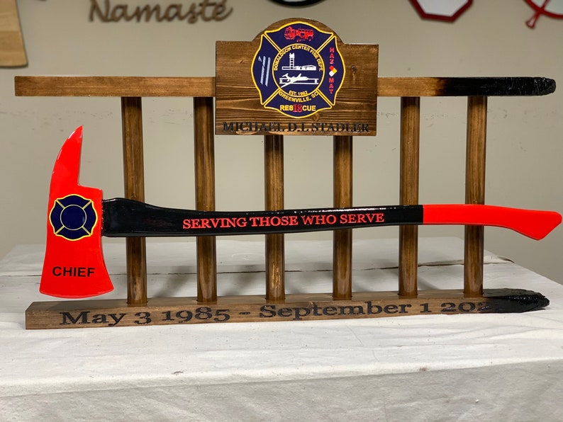 Firefighter Retirement Axe and Ladder Gift image 4