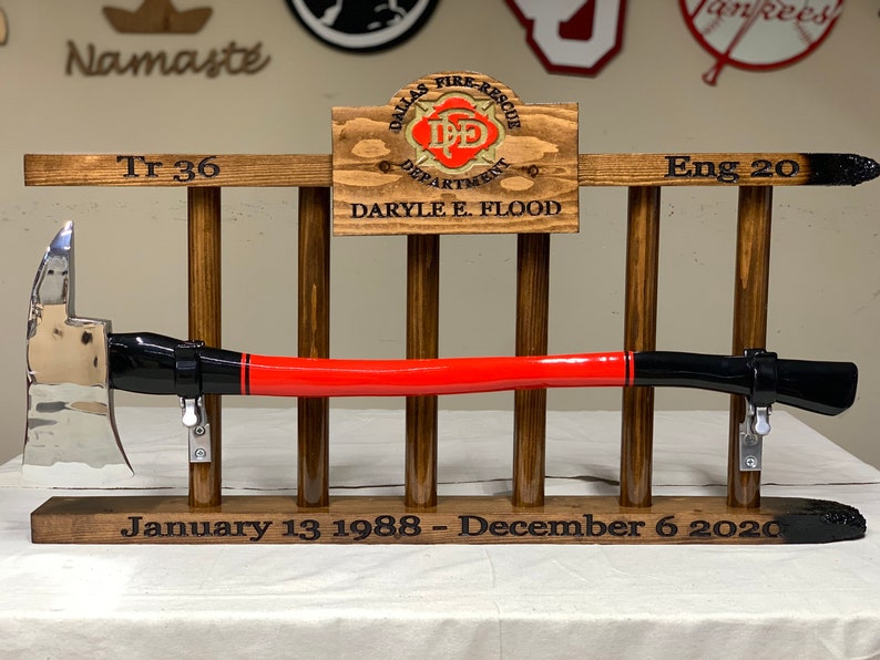 Firefighter Retirement Axe and Ladder Gift image 5