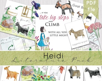 Heidi Study Pack | Literature Pack | INSTANT DOWNLOAD