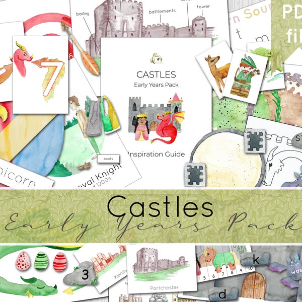 Castle Early Years Complete Curriculum Unit | Preschool | Instant Download