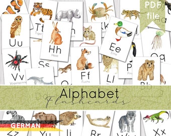 deutsches alphabet etsy