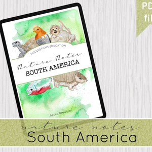 Notes nature Amérique du Sud | Ebook éducatif pour les 8-14 ans