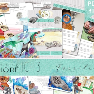 Fossils | living SHORE Ch 3 | Complete Homeschool Nature Study Unit with Printable Resources | INSTANT DOWNLOAD
