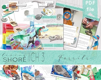 Fossils | living SHORE Ch 3 | Complete Homeschool Nature Study Unit with Printable Resources | INSTANT DOWNLOAD