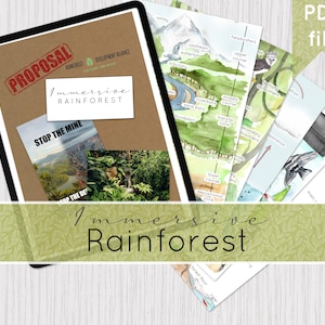 Immersive Rainforest | digital homeschool curriculum | science/logic age 12+