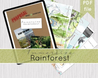 Immersive Rainforest | digital homeschool curriculum | science/logic age 12+