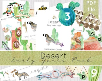 Desert Early Years Complete Curriculum Unit | Preschool | Instant Download