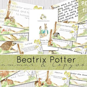 Beatrix Potter Themed Charlotte Mason Style Language Arts Programme |Handwriting and Grammar Curriculum | INSTANT DOWNLOAD