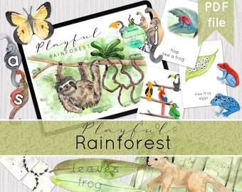 Playful Rainforest | Downloadable Early Years Curriculum for ages 2 - 6