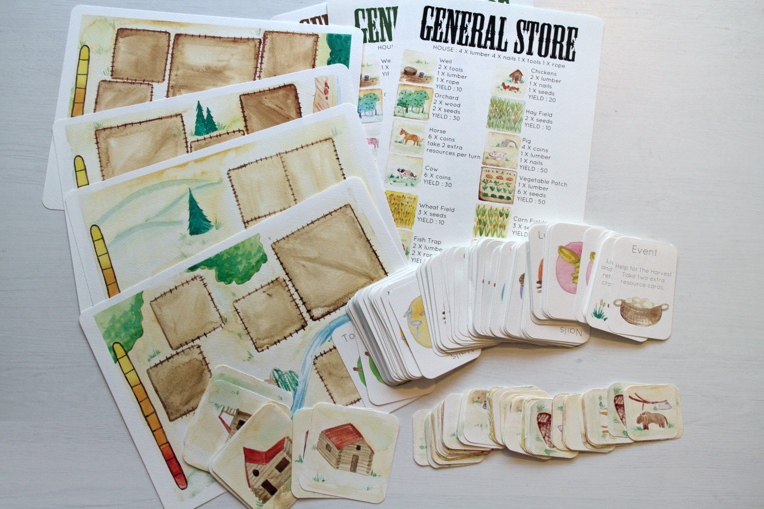 Prairie Homestead Printable Game Print and Play History Etsy