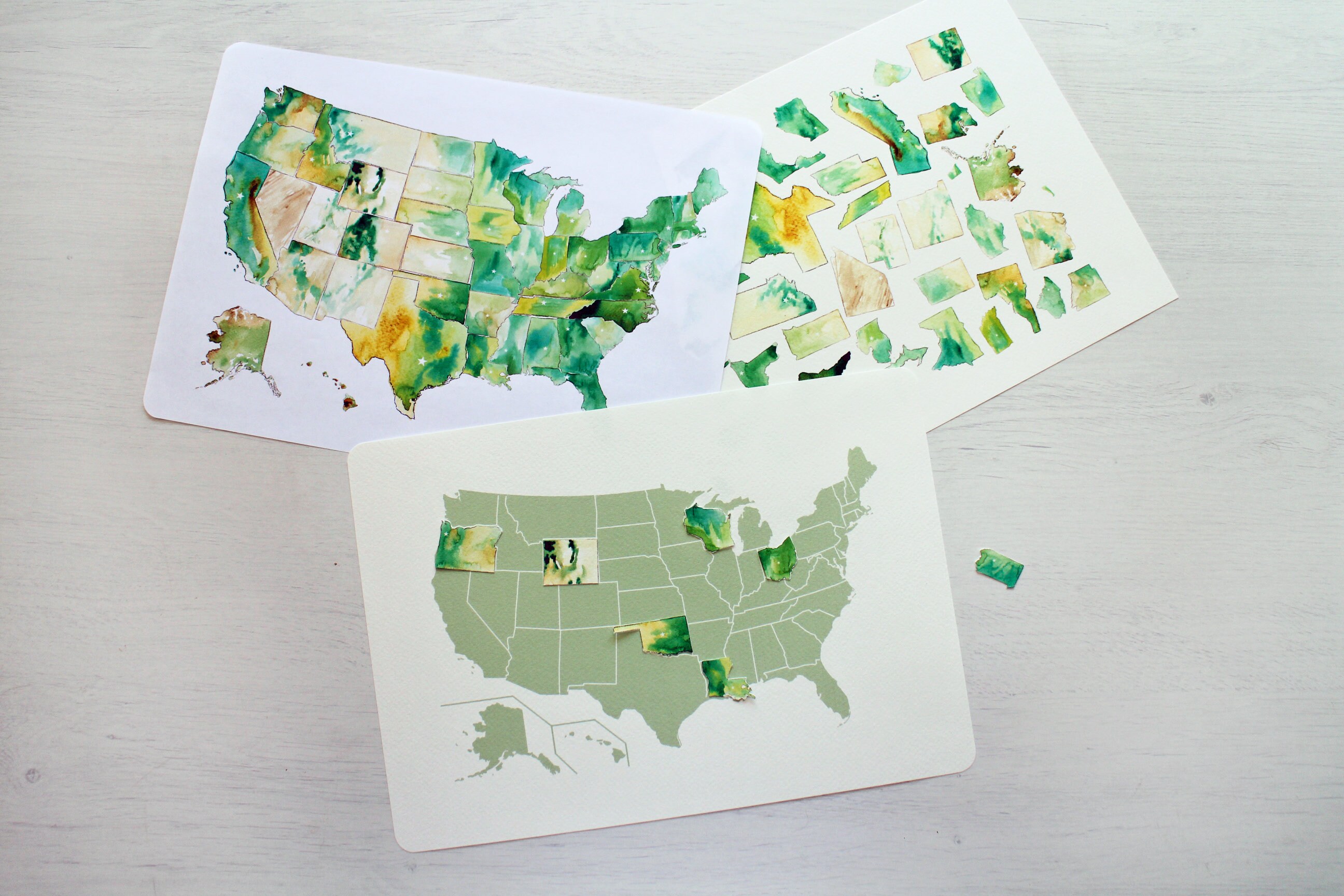 US Mapping Activity | Build the United States Activity
