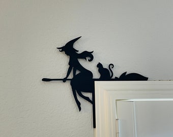 Halloween good witch corner decor