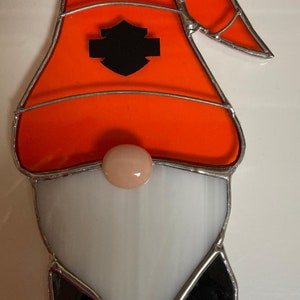 Stained Glass HD Gnome Suncatcher