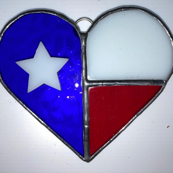 Stained Glass Texas Etsy