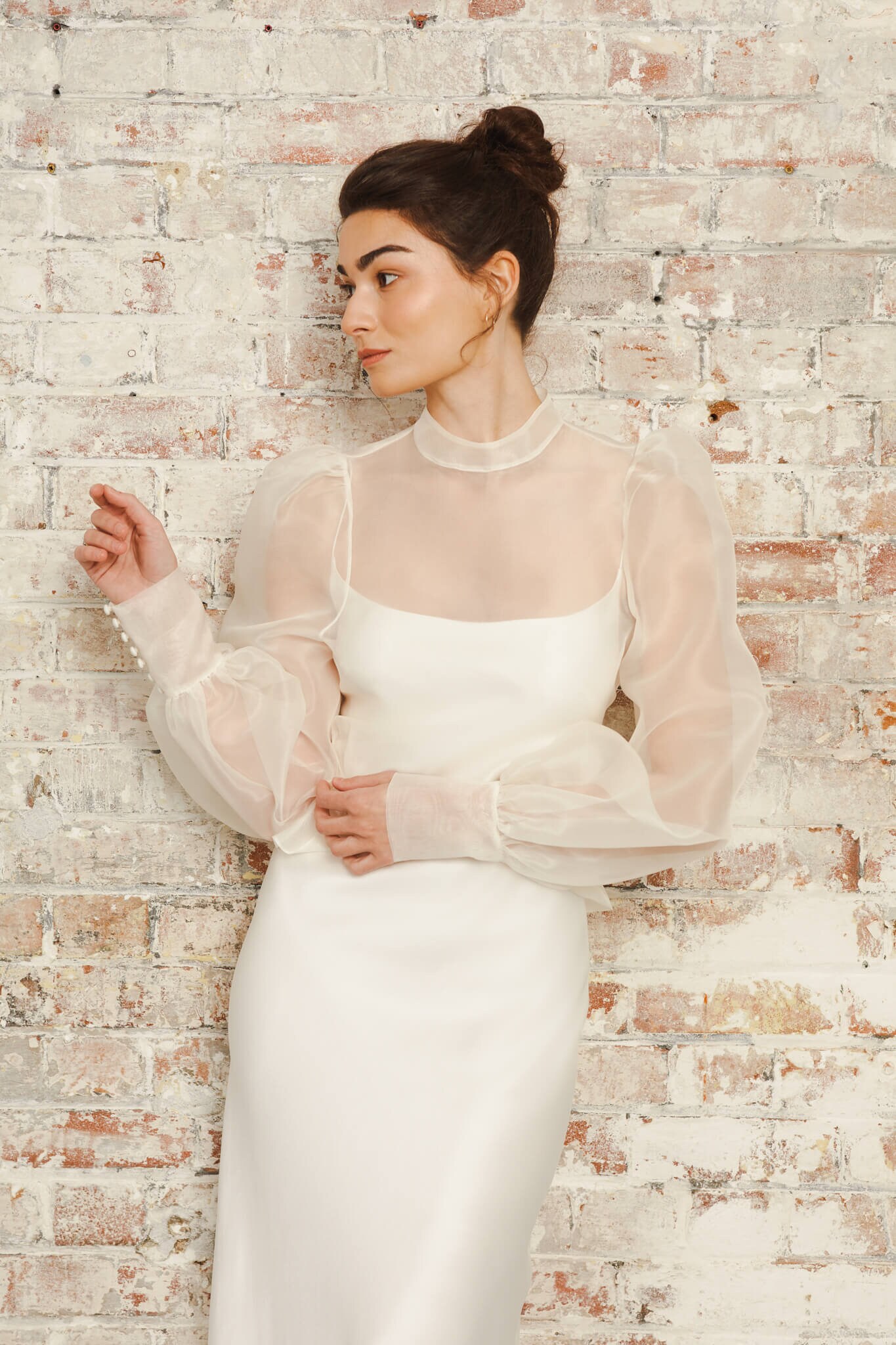 sheer over flare blouse – Acka online store