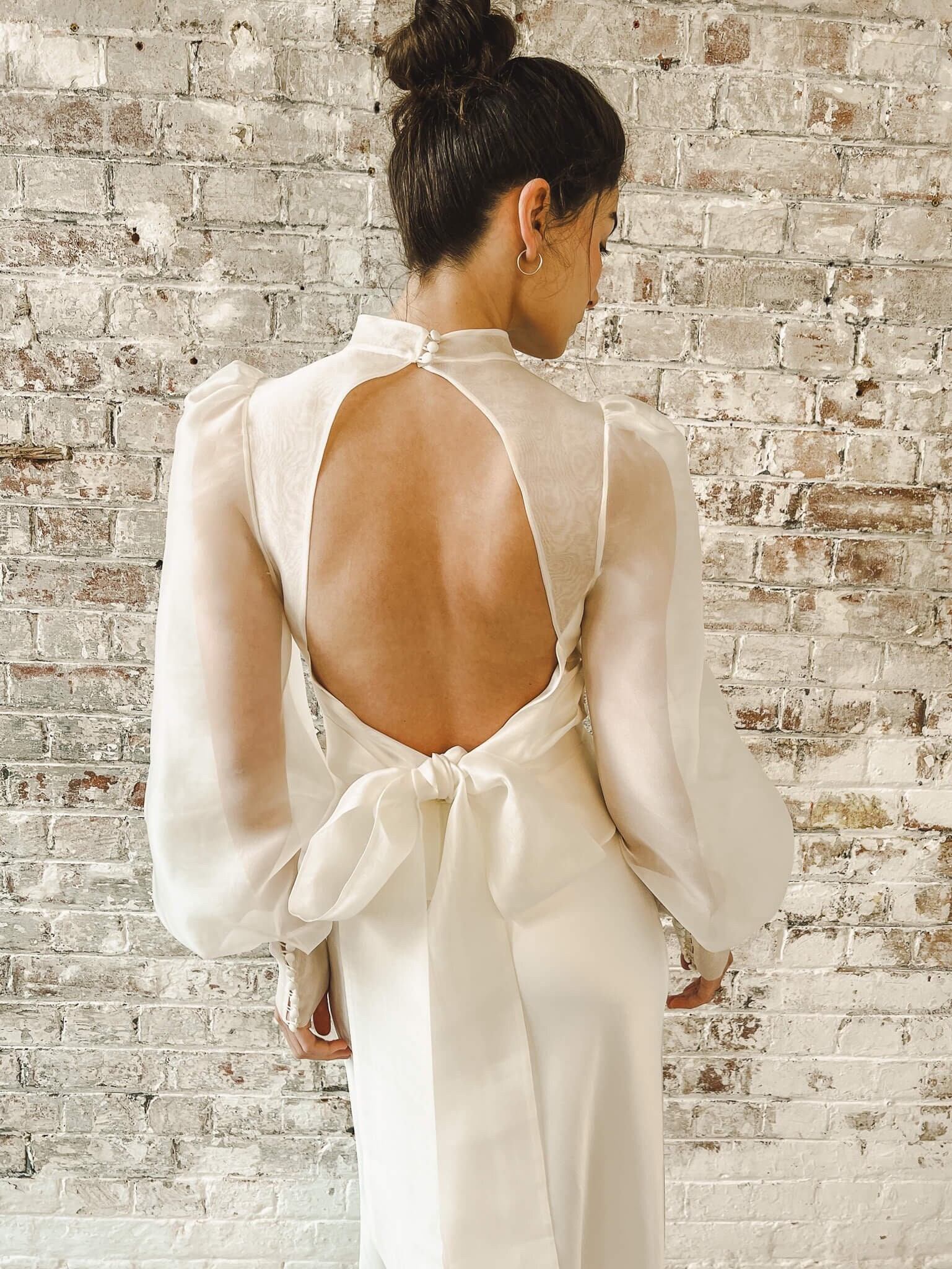 sheer over flare blouse – Acka online store
