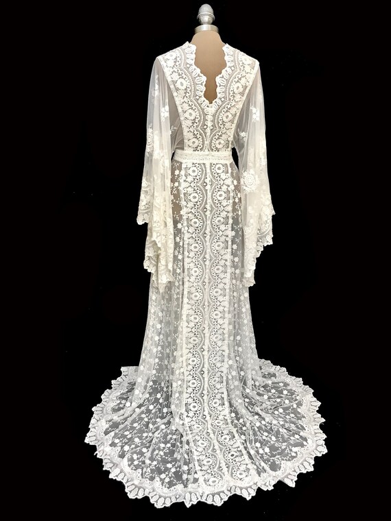 kaftan style wedding dress