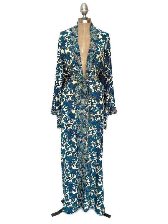 full length silk robe