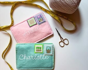 Souvenir personnalisé de panier de Pâques | Lettre de Pâques en feutre réutilisable pour enfants | Nom et message personnalisés