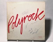 Polyrock LP Exceedingly Scarce Full Band Signed RCA Radio Promotional Record New Wave Synth 1980